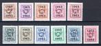 PRE725/735 MNH** 1962 - Cijfer op heraldieke leeuw type E -, Verzenden