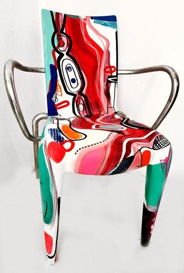Starck, objet d'art Vitra/Louis 20 de J.Soro, Enlèvement ou Envoi, Comme neuf, Synthétique