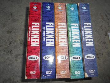 Dvd box - Flikken  5 boxen voor 5 €, Enlèvement ou Envoi, Utilisé