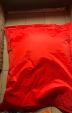 Pouf général design rouge, Ophalen, Zo goed als nieuw, Rood, Zitzak