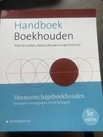 Handboek Boekhouden - Vennootschapsboekhouden (vijfde editie, Boeken, Economie, Management en Marketing, Ophalen, Zo goed als nieuw