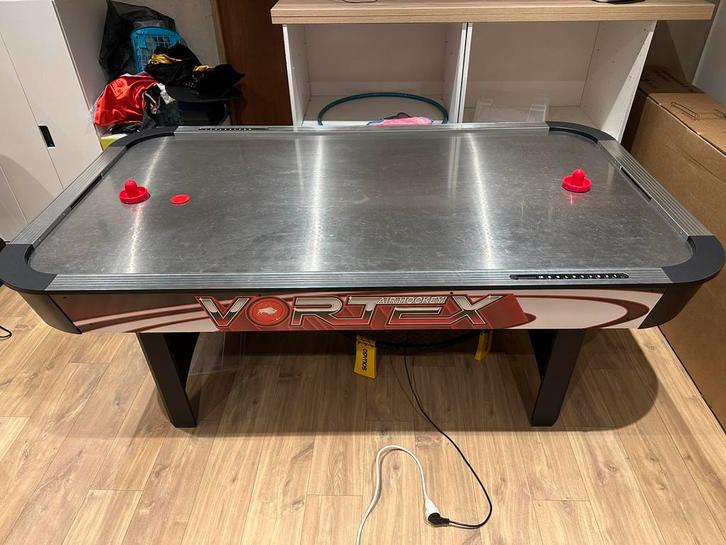 Buffalo airhockey tafel Vortex 7ft RVS, Kinderen en Baby's, Speelgoed | Speeltafels, Zo goed als nieuw, Ophalen