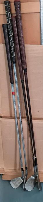 4 Twin wedged golfclubs '1930ies, Sport en Fitness, Golf, Ophalen of Verzenden, Gebruikt, Club, Overige merken