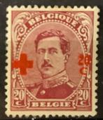 Nr. 155. 1918. MNH**. rode kruis, rode opdruk. OBP: 135,00 e, Timbres & Monnaies, Timbres | Europe | Belgique, Gomme originale