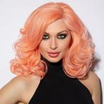 Lace front Diva / Drag pruik groot volume Reagan Tropical Pe, Verzenden, Nieuw, Pruik of Haarverlenging