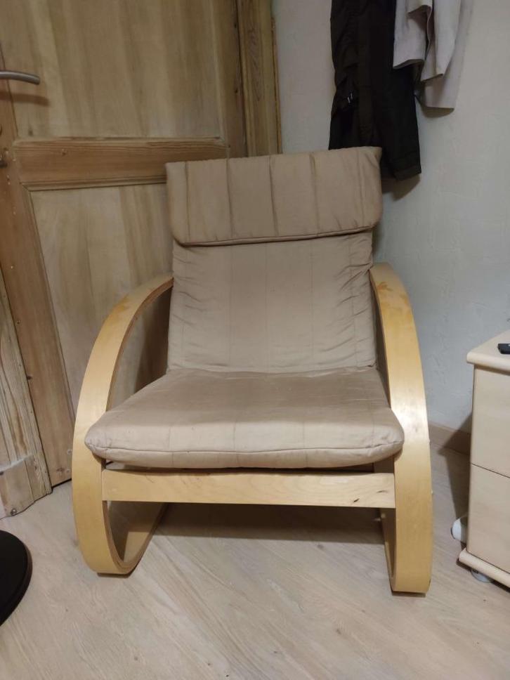 Fauteuil Relax, Huis en Inrichting, Fauteuils, Gebruikt, Hout, Kunststof, Metaal, Stof, 50 tot 75 cm, Minder dan 75 cm, Ophalen