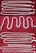 Colliers NEUFS 1 rang perles culture blanches fermoir or 18K, Handtassen en Accessoires, Kettingen, Nieuw, Goud, Met edelsteen