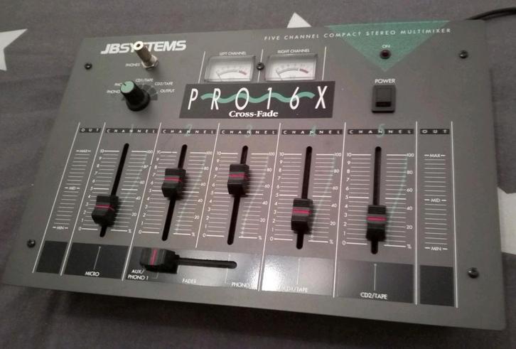 JB Systems PRO 16x DJ mengpaneel, Muziek en Instrumenten, Mengpanelen, Zo goed als nieuw, Microfooningang, Ophalen of Verzenden