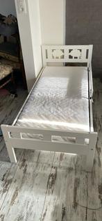 Ikea peuterbed Kritter, Ophalen, 70 tot 85 cm, Zo goed als nieuw, Lattenbodem