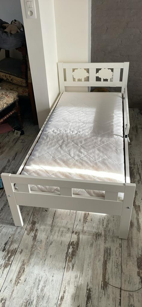 Ikea peuterbed Kritter, Kinderen en Baby's, Kinderkamer | Bedden, Zo goed als nieuw, 160 tot 180 cm, 70 tot 85 cm, Lattenbodem