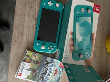 Nintendo switch lite + Pokémon Arceus  beschikbaar voor biedingen