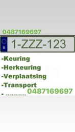 Z platen keuring herkeuring keuring na ongeval verplaatsing, Service mobile, Entretien