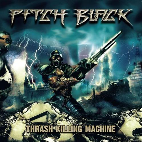 PITCH BLACK - Thrash Killing Machine (Cloudy Blue Vinyl), Cd's en Dvd's, Vinyl | Hardrock en Metal, Nieuw in verpakking, Ophalen of Verzenden