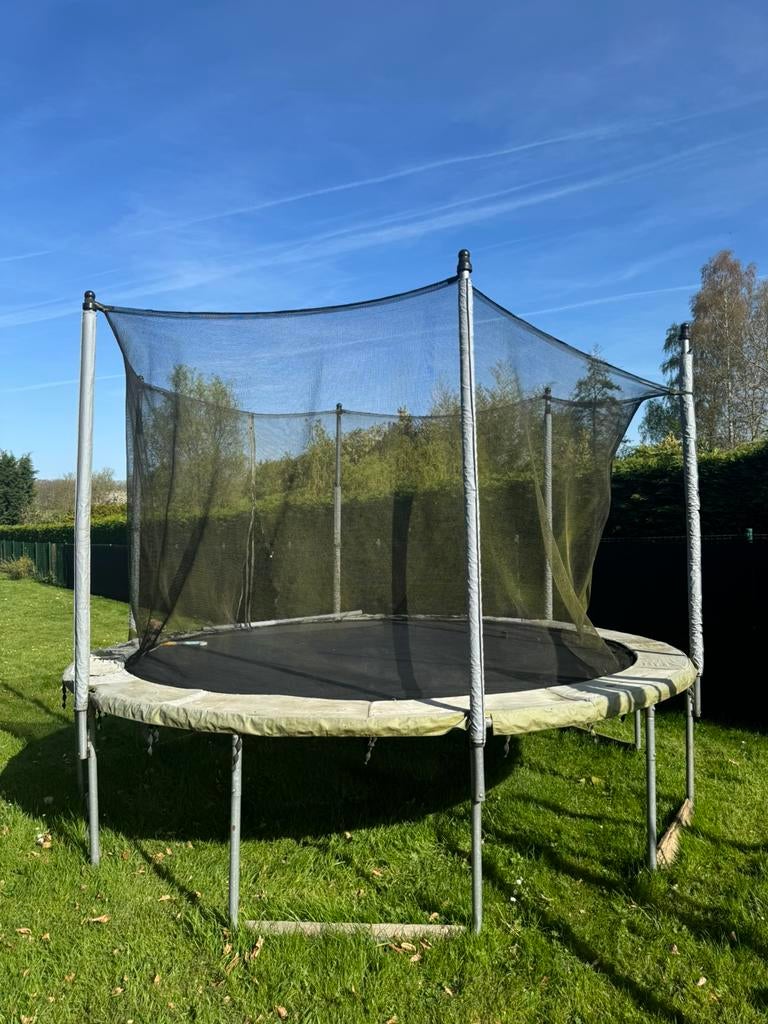 Trampoline Domyos, Kinderen en Baby's, Speelgoed | Buiten | Trampolines, Zo goed als nieuw, Ophalen