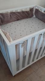 Park met matras en parkomranding, Ophalen, Gebruikt, Rechthoekig, In hoogte verstelbaar