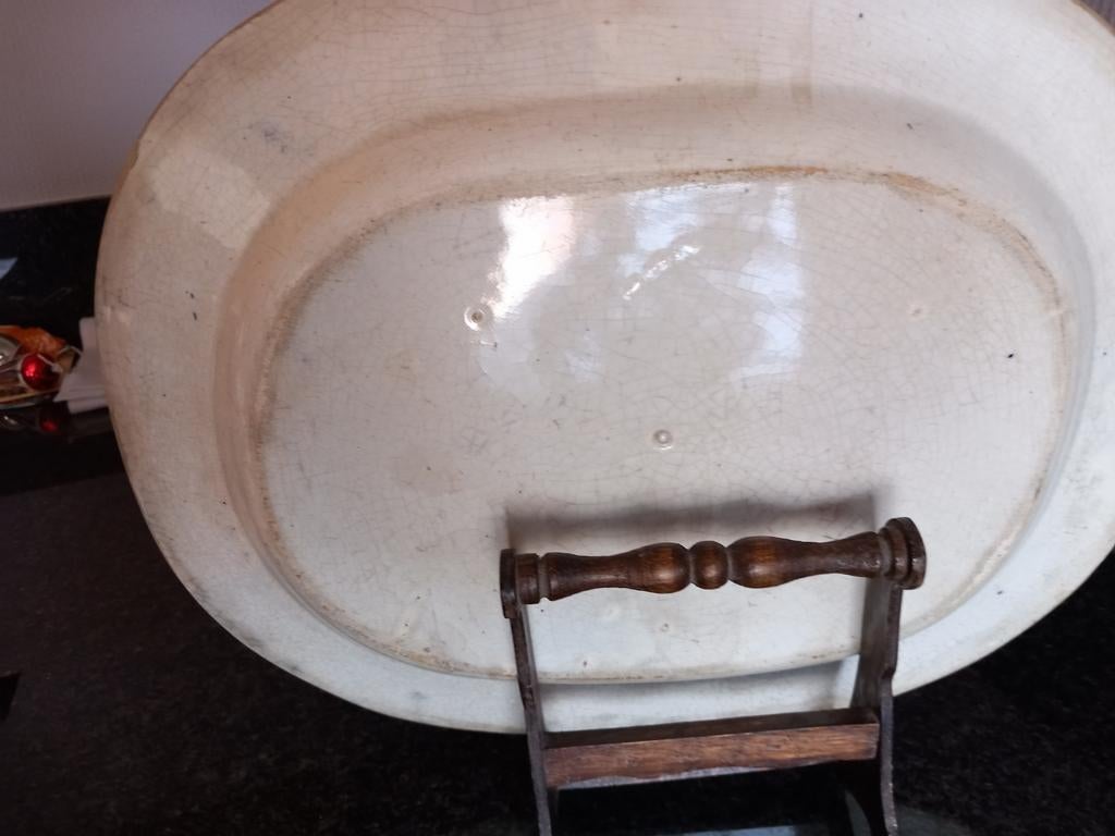 Porseleinen bord, Antiquités & Art, Antiquités | Porcelaine, Enlèvement