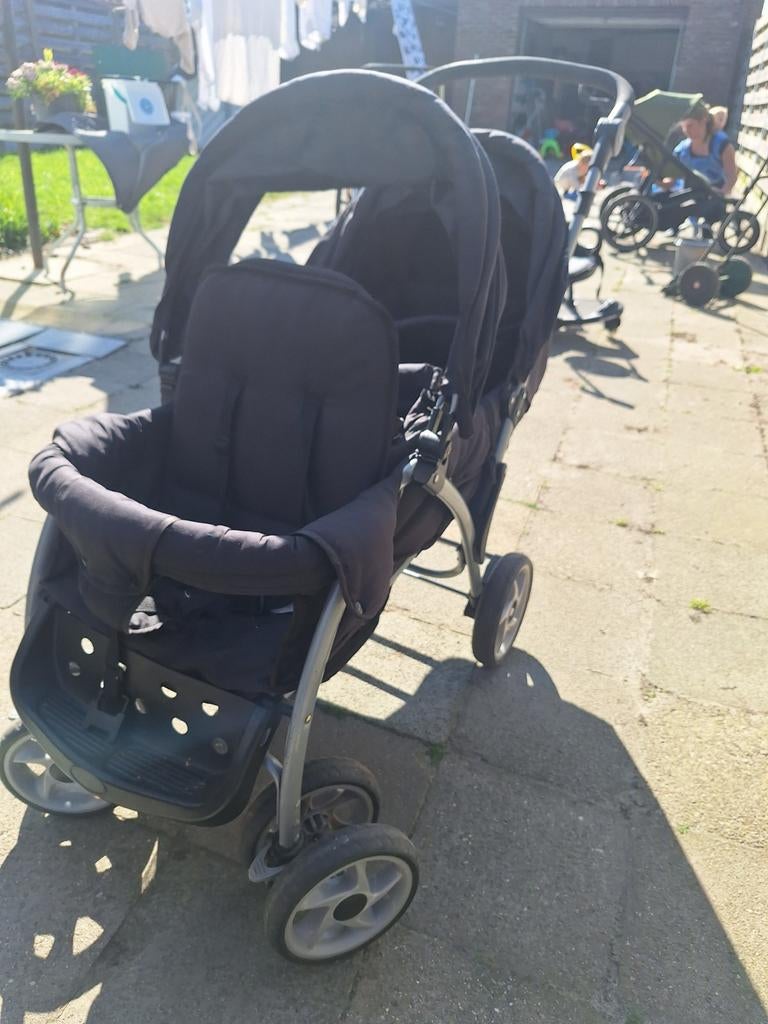 Kinderwagen voor 2 kindjes, Kinderen en Baby's, Kinderwagens en Combinaties, Gebruikt, Kinderwagen, Overige merken, Duowagen, Ophalen