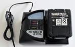 Hitachi batterij BSL1430 + batterijlader UC18YRSL 14.4-18V, Ophalen of Verzenden, Gebruikt