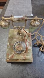 Très beau téléphone vintage en onyx, Enlèvement ou Envoi