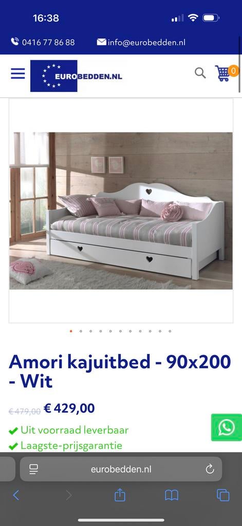 Amori meubel 450€, Enfants & Bébés, Chambre d'enfant | Lits, Comme neuf, Matelas, Enlèvement