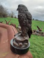 AIGLE EN BRONZE SUR SOCLE MARBRE, Enlèvement ou Envoi, Bronze