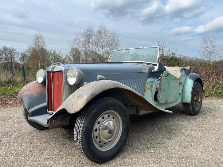 MG TD 1953 | objet de restauration, Autos, Oldtimers & Ancêtres, Entreprise, Achat, MG, Essence, Cabriolet, 2 portes, Boîte manuelle