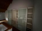 Armoire dressing avec portes coulissantes en verre dépoli, Enlèvement, Comme neuf, Verre, Avec porte(s)