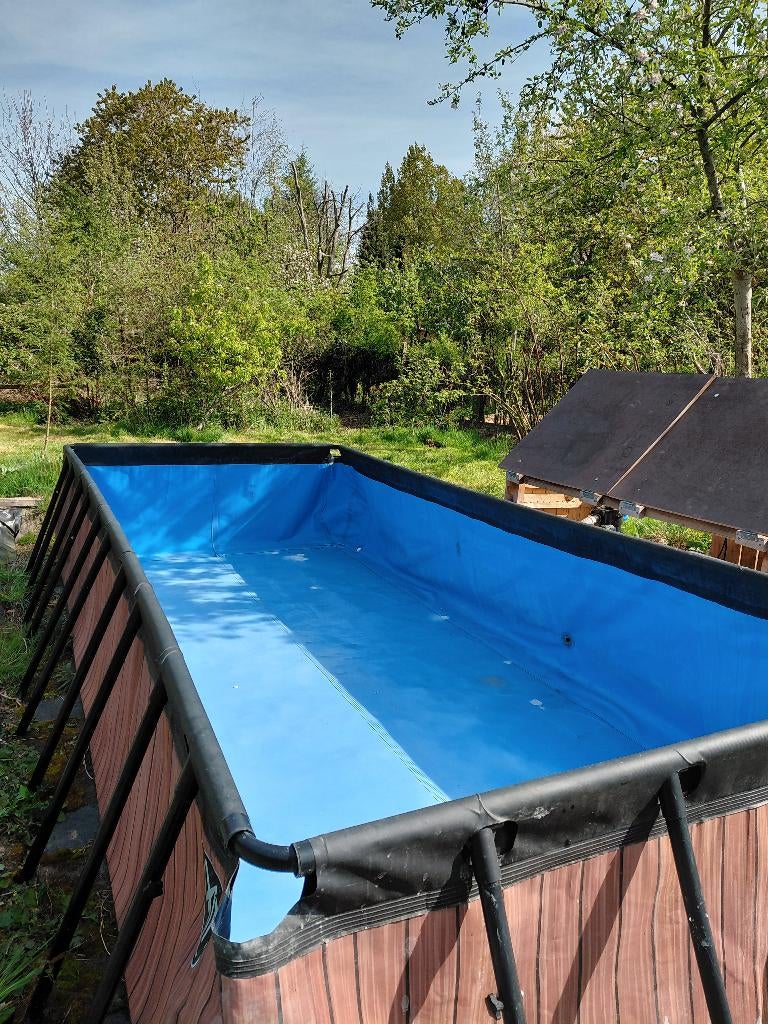 «Piscine complète + pompe à chaleur + robot + filtre à sable, Enlèvement, Utilisé, Autres types