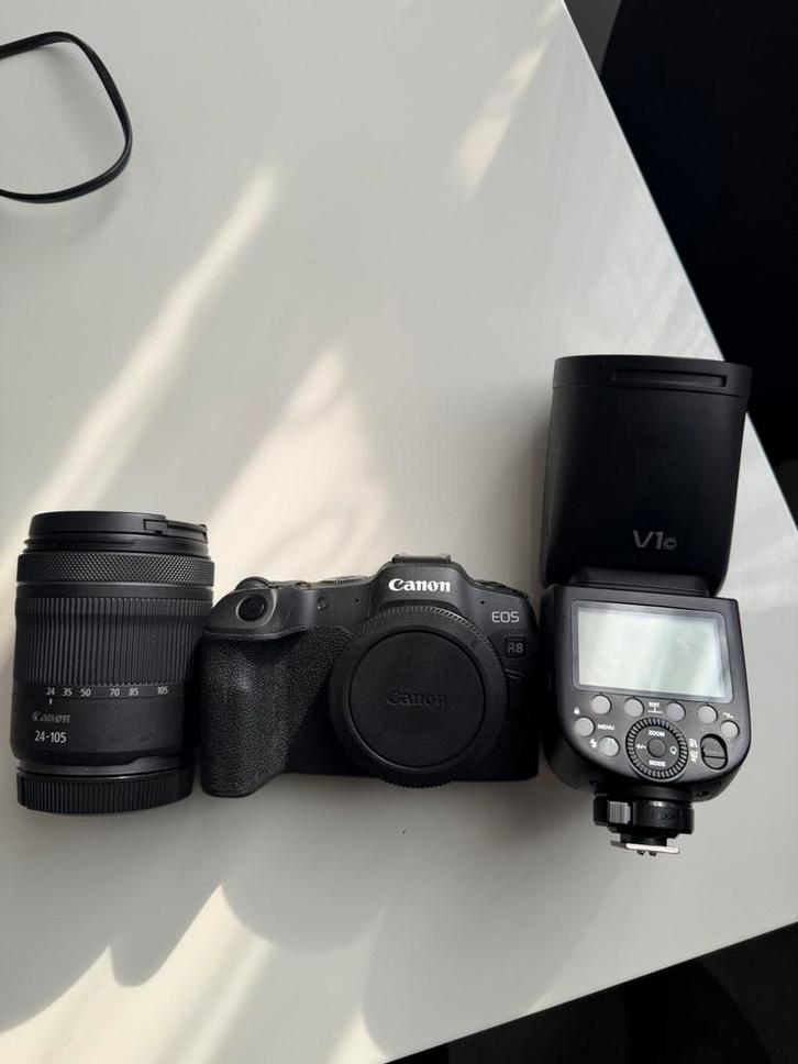 Canon R8 Eos, Audio, Tv en Foto, Foto | Flitsers, Zo goed als nieuw, Canon, Ophalen