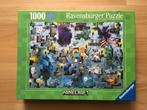 Ravensburger Minecraft puzzel 1000 st - nieuw, Enlèvement ou Envoi, 500 à 1500 pièces, Neuf, Puzzle