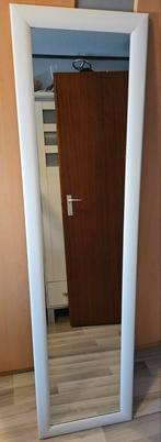 Miroir sur pied 170x45cm avec viseur blanc standard, Maison & Meubles, Accessoires pour la Maison | Miroirs, Enlèvement, Comme neuf