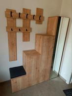 Armoire d'entrée en forme d'escalier avec porte-manteau asso, 25 à 50 cm, Avec tablette(s), Comme neuf, 100 à 150 cm
