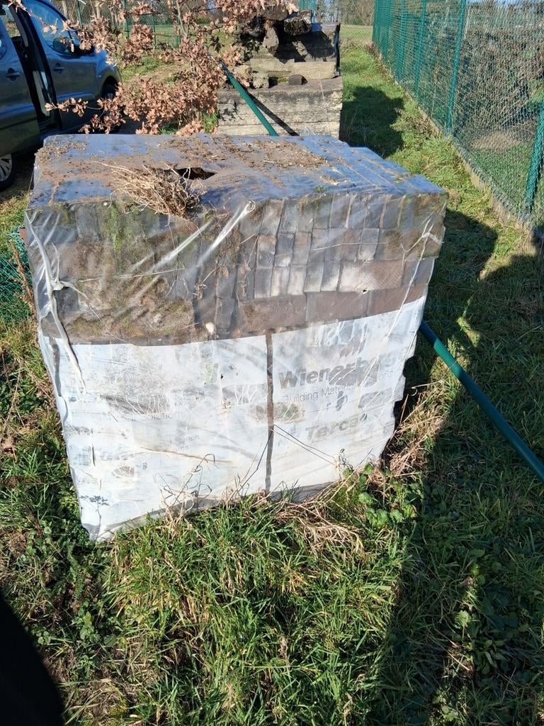 Pallet bakstenen Bassia Nero Zwart, Doe-het-zelf en Bouw, Ophalen