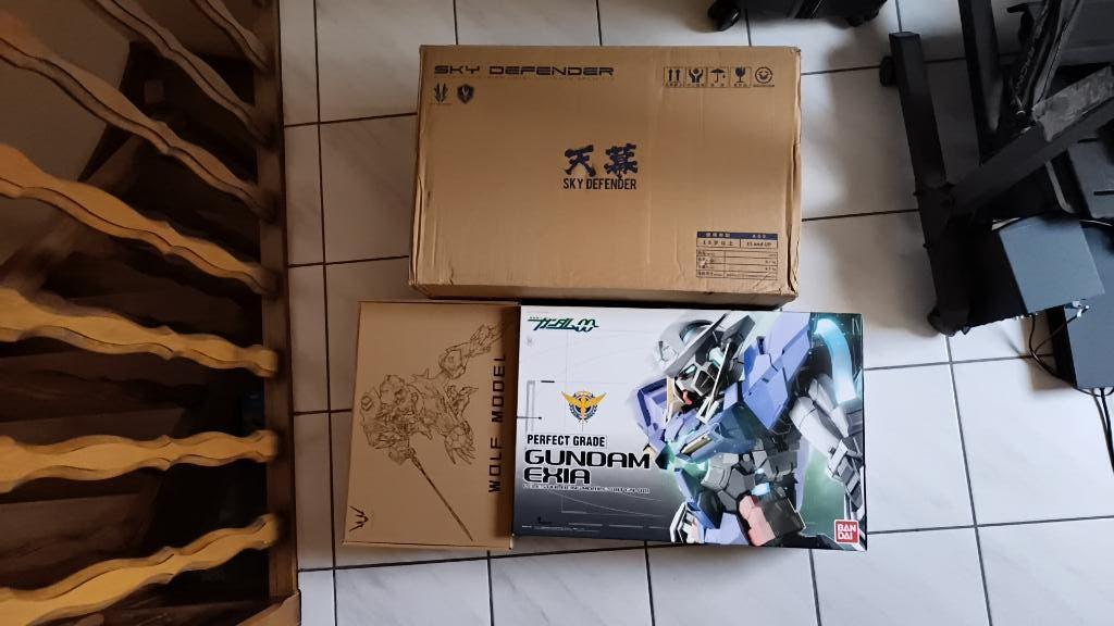 Gunpla Gundam PG Exia Sky Defender Barbatos Einta Wolf, Hobby en Vrije tijd, Modelbouw | Figuren en Diorama's, Nieuw, Figuur of Figuren