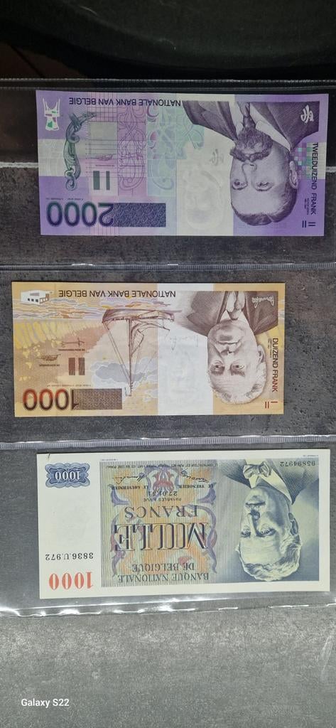 3 bankbiljetten in zeer mooie staat, Timbres & Monnaies, Billets de banque | Europe | Billets non-euro, Enlèvement ou Envoi