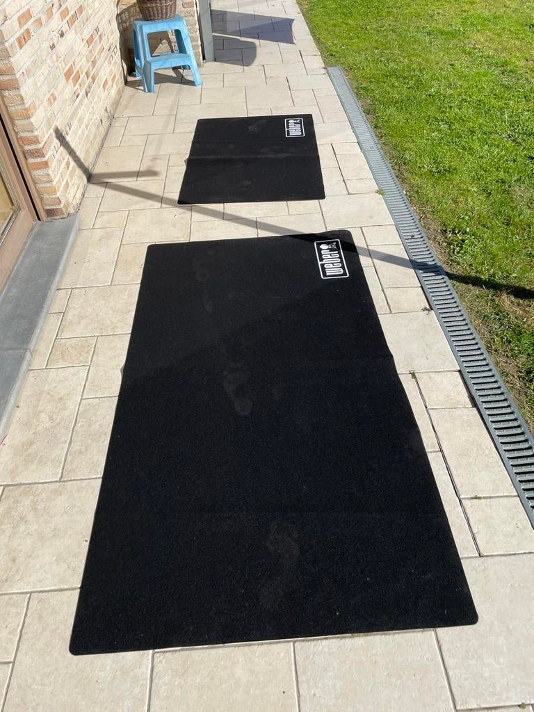 Weber barbequevloermat, Jardin & Terrasse, Accessoires pour le barbecue, Enlèvement, Comme neuf