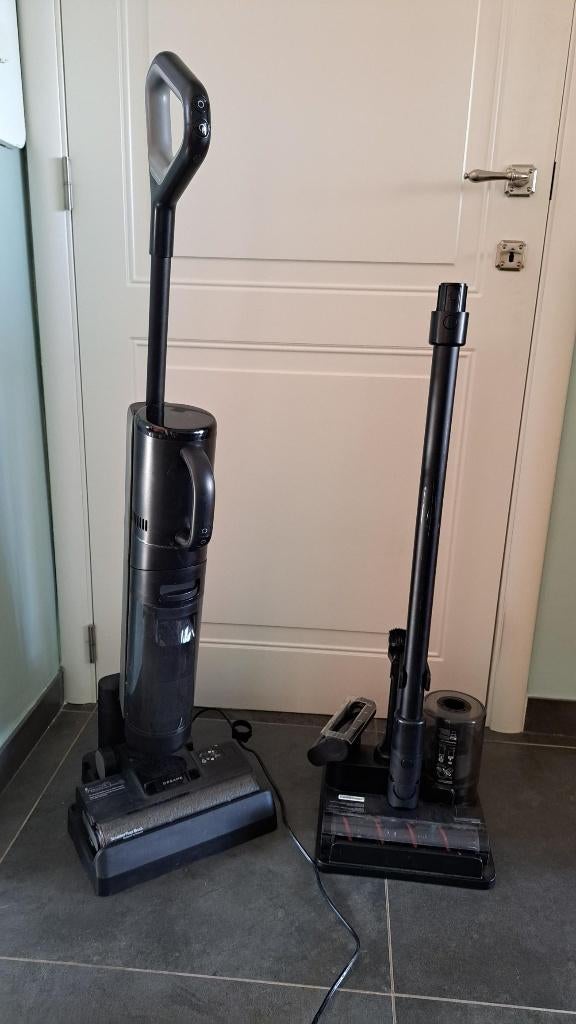 Steelstofzuiger met Dweilfunctie - Nat en Droog, Ophalen, Zo goed als nieuw, Reservoir, Stofzuiger