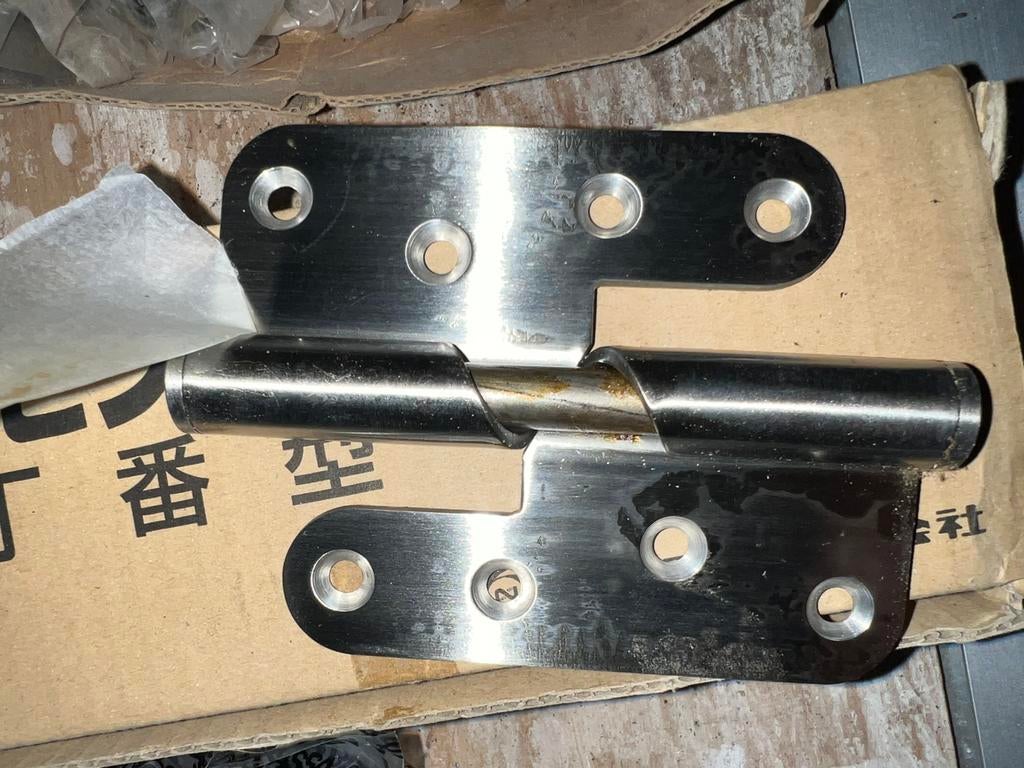 Oplopende scharnieren, Enlèvement, Comme neuf, Inox