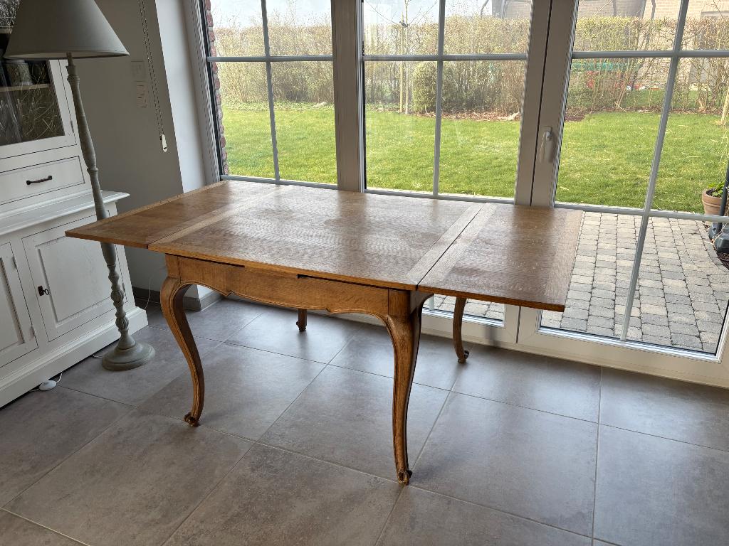 Table avec allonges, Huis en Inrichting, Tafels | Eettafels, Gebruikt, 50 tot 100 cm, 150 tot 200 cm, Ophalen