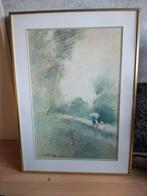 schilderij te koop is boven onder 113cm en links rechts 82cm, Antiquités & Art, Art | Peinture | Classique, Enlèvement