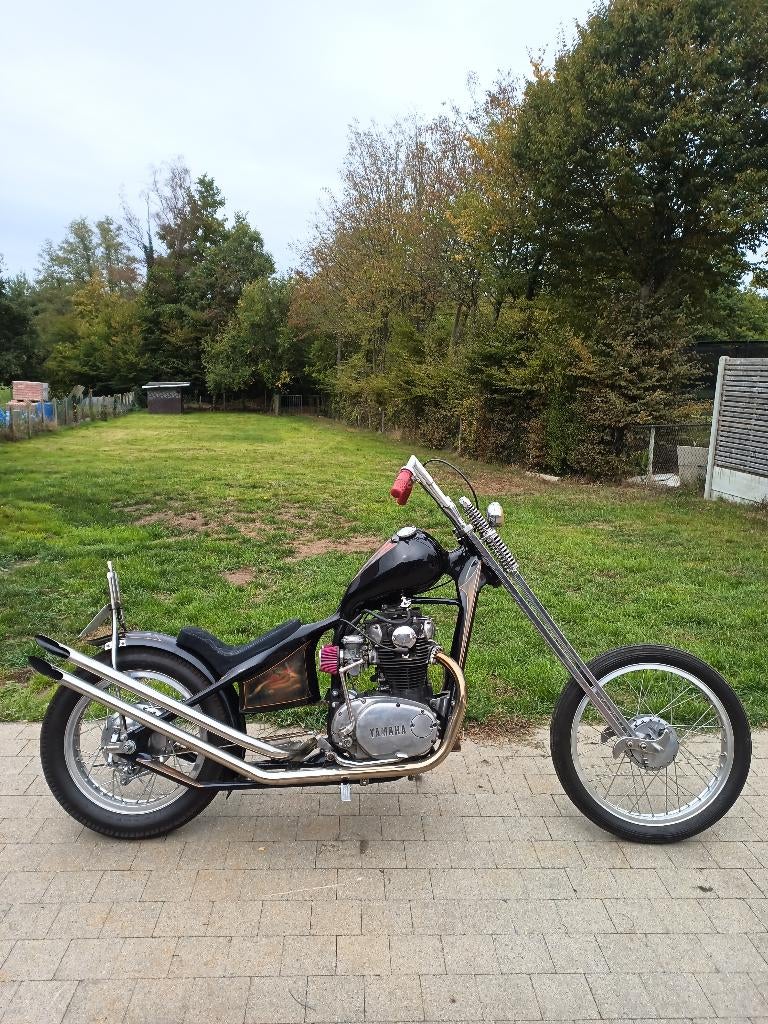 Yamaha XS650 chopper hardtail springer, Motos, Occasion, Plus de 35 kW, Chopper, 2 cylindres