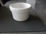 nr.34 - Bloempot wit - klein, Tuin en Terras, Ophalen, Rond, Binnen