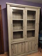 Salle à manger (table + vitrine + dressoir + 3 chaises), Maison & Meubles, Enlèvement, Utilisé, Moins de 4 chaises