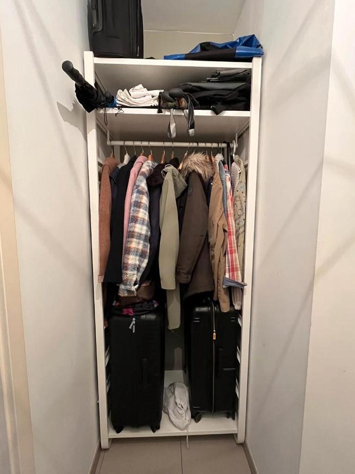 inkomhal kleerkast, Huis en Inrichting, Kasten | Kleerkasten, Zo goed als nieuw, 200 cm of meer, 50 tot 100 cm, 50 tot 75 cm, Met plank(en)