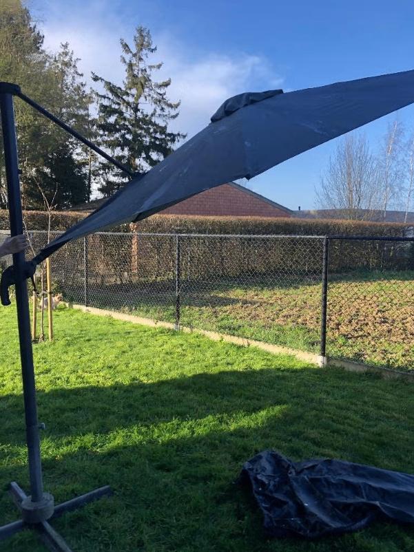 Parasol, Ophalen, Gebruikt, 2 tot 3 meter, Parasolvoet