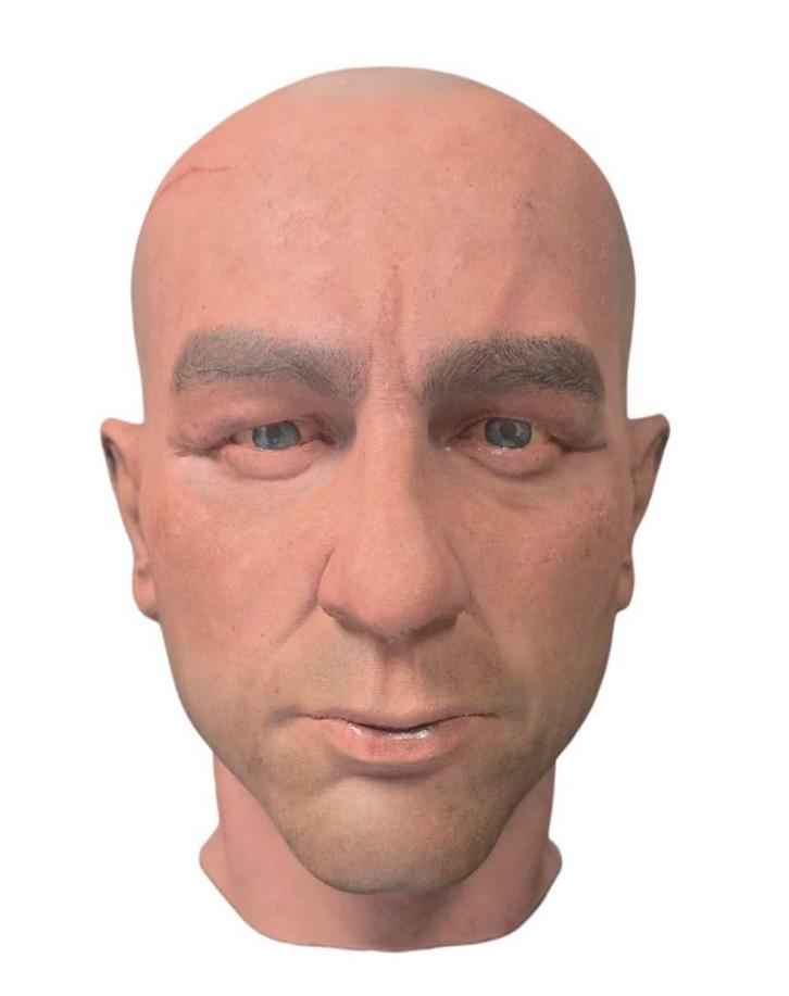 Tête de mannequin réaliste avec finition artistique, Collections, Objets militaires | Général, Enlèvement ou Envoi