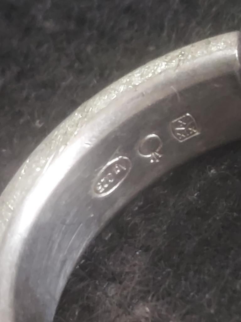 Zilver Ring, Bijoux, Sacs & Beauté, Bagues, Enlèvement ou Envoi, Argent, Argent