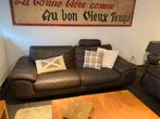 Magnifique salon cuir pleine fleur, Enlèvement, Comme neuf, Cuir