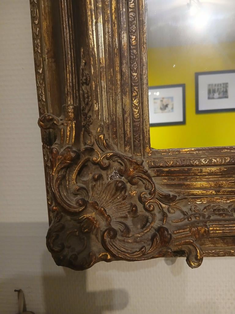 miroire style ancien, Antiquités & Art, Antiquités | Miroirs, Enlèvement ou Envoi, Rectangulaire, 50 à 100 cm, 100 à 150 cm