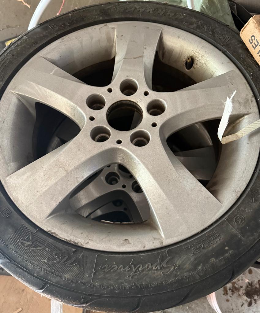 Velgen met banden te koop, Véhicule de tourisme, Enlèvement, Utilisé, 225 mm